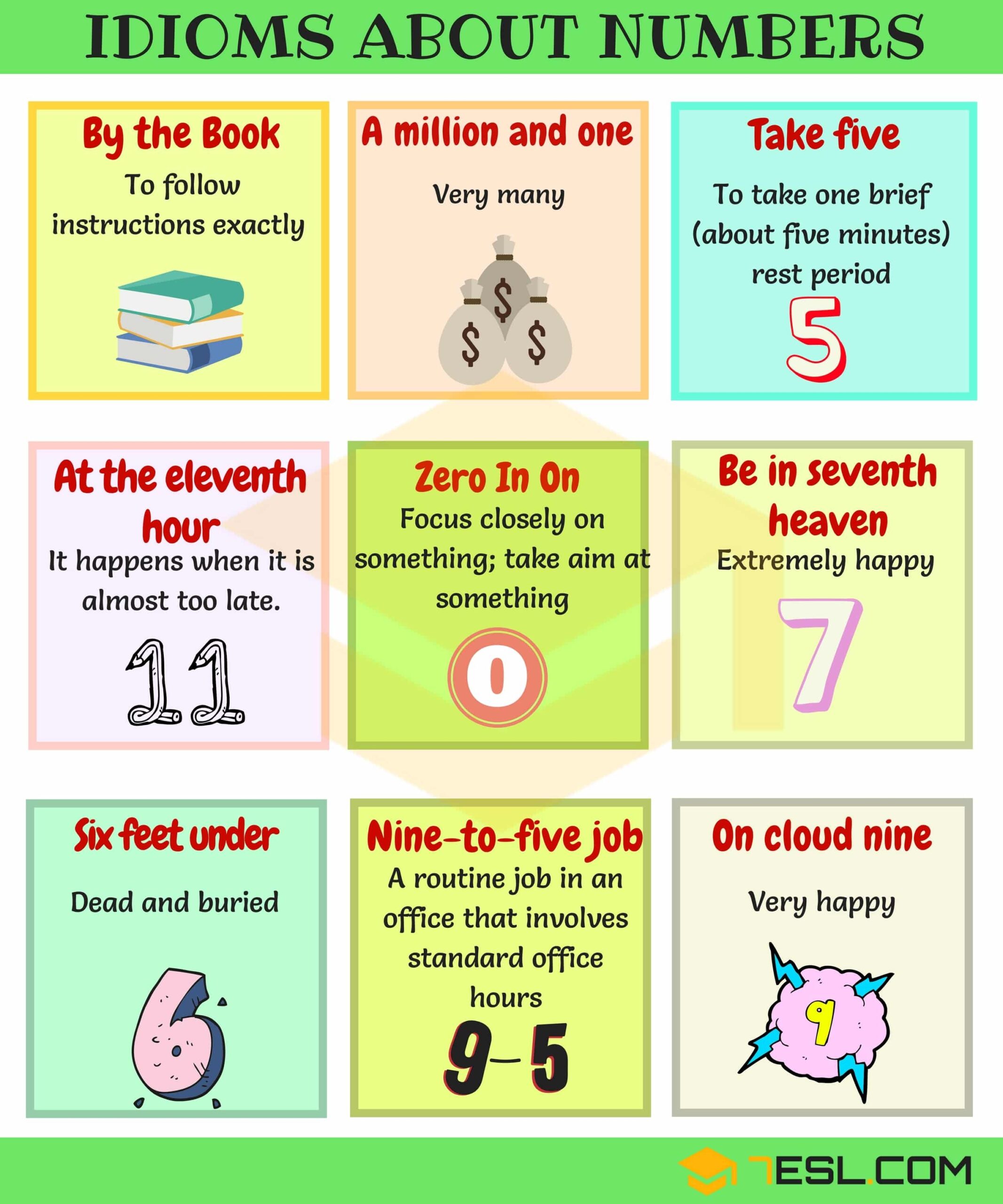 General Idioms List Of Idioms With Meaning And Examples 7 E S L