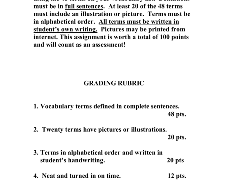 GEOGRAPHY VOCABULARY DICTIONARY