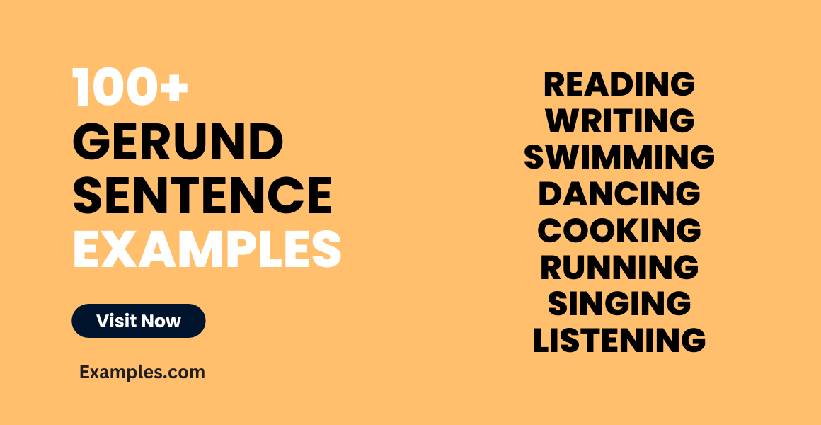 Gerund Sentence 99 Examples PDF Tips
