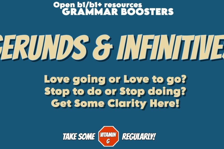 Gerunds Infinitives YouSpeak Plus