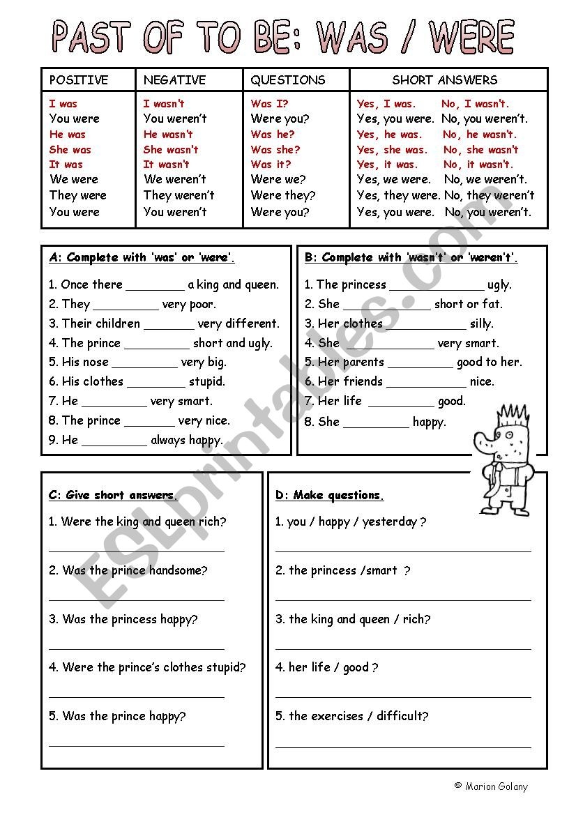 Get Verb To Be Exercises PNG