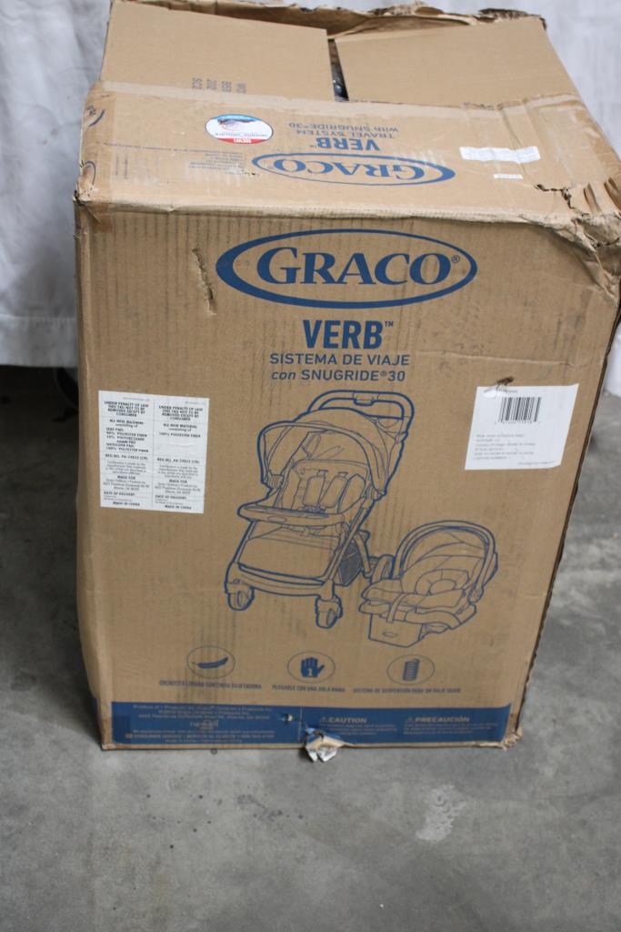 Graco Verb Click Connect Travel System Set Purple 0999 Property Room