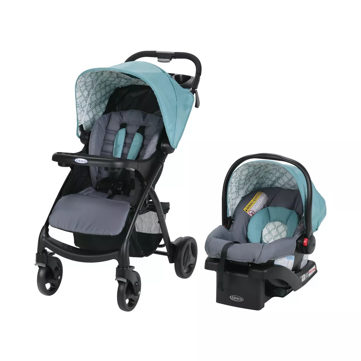 Graco Verb Click Connect Travel System With SnugRide Infant Car Seat 