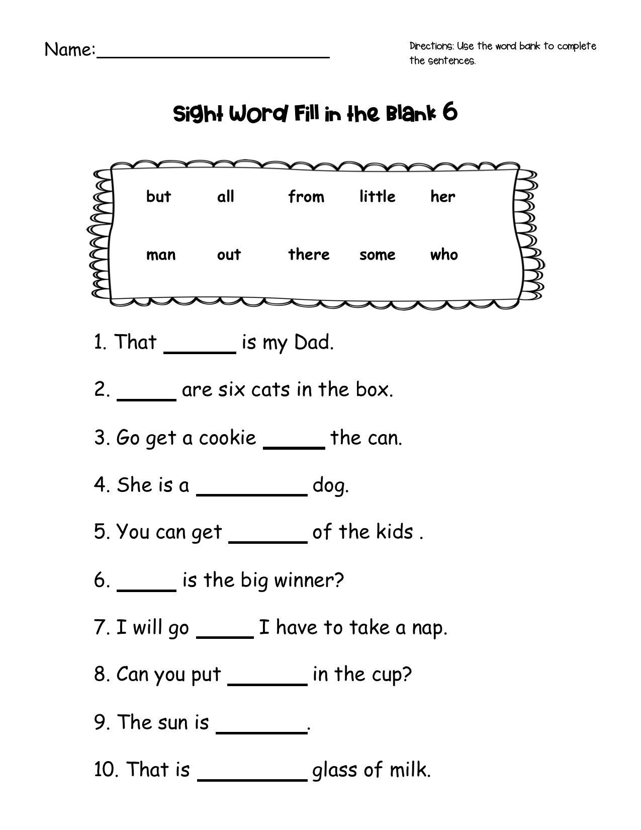 grammar worksheets for grade 1