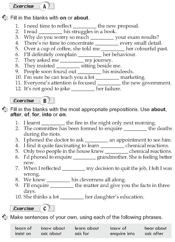 class 10 grammar practice questions