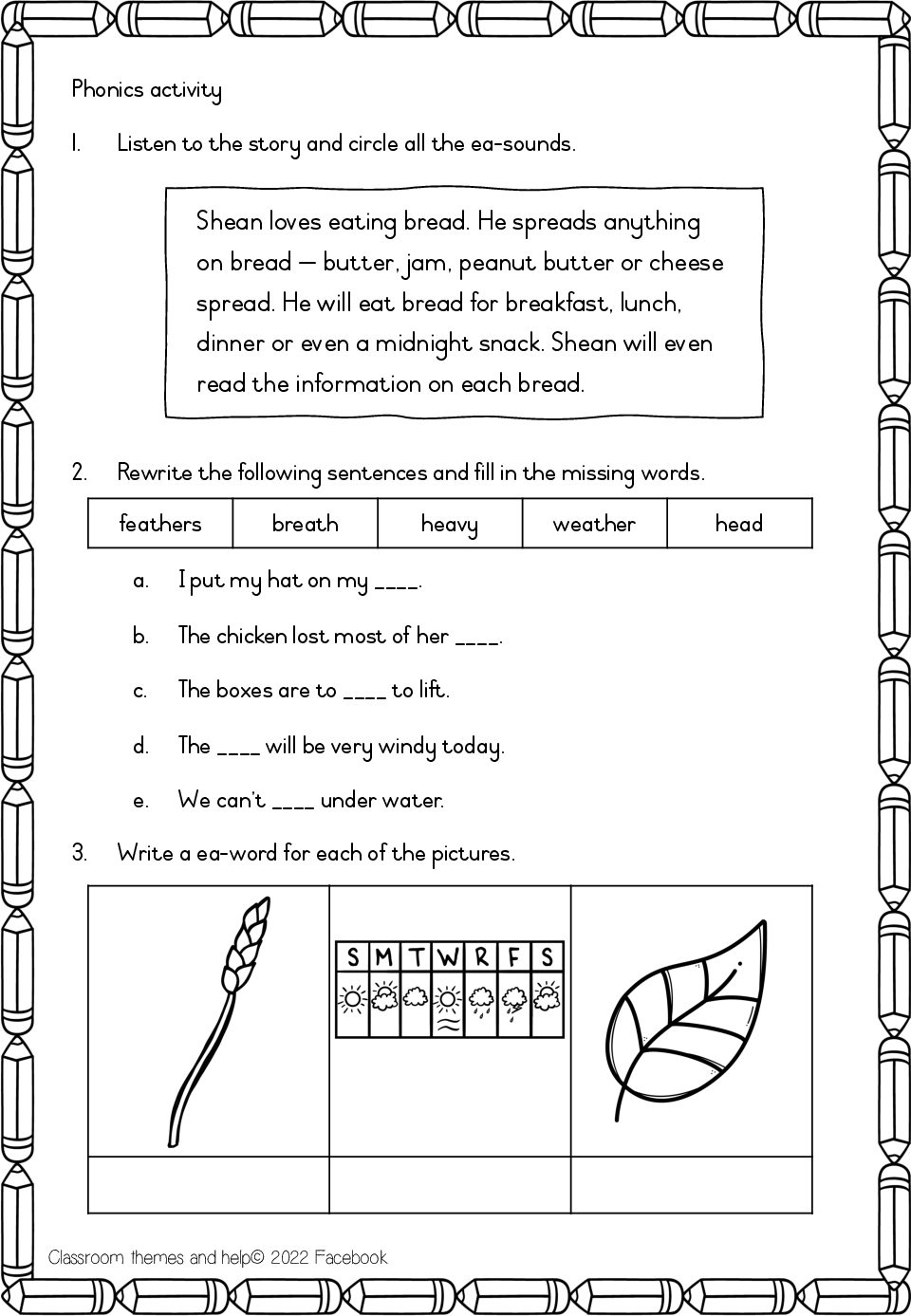 grade 3 term english worksheets