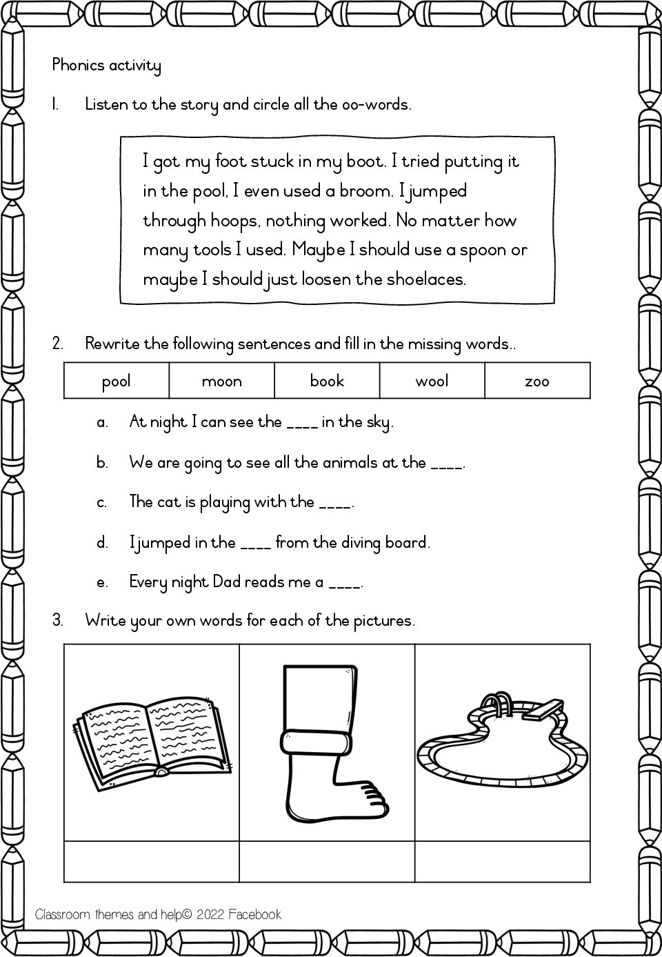 Grade 5 English Fal Term 2 Worksheets