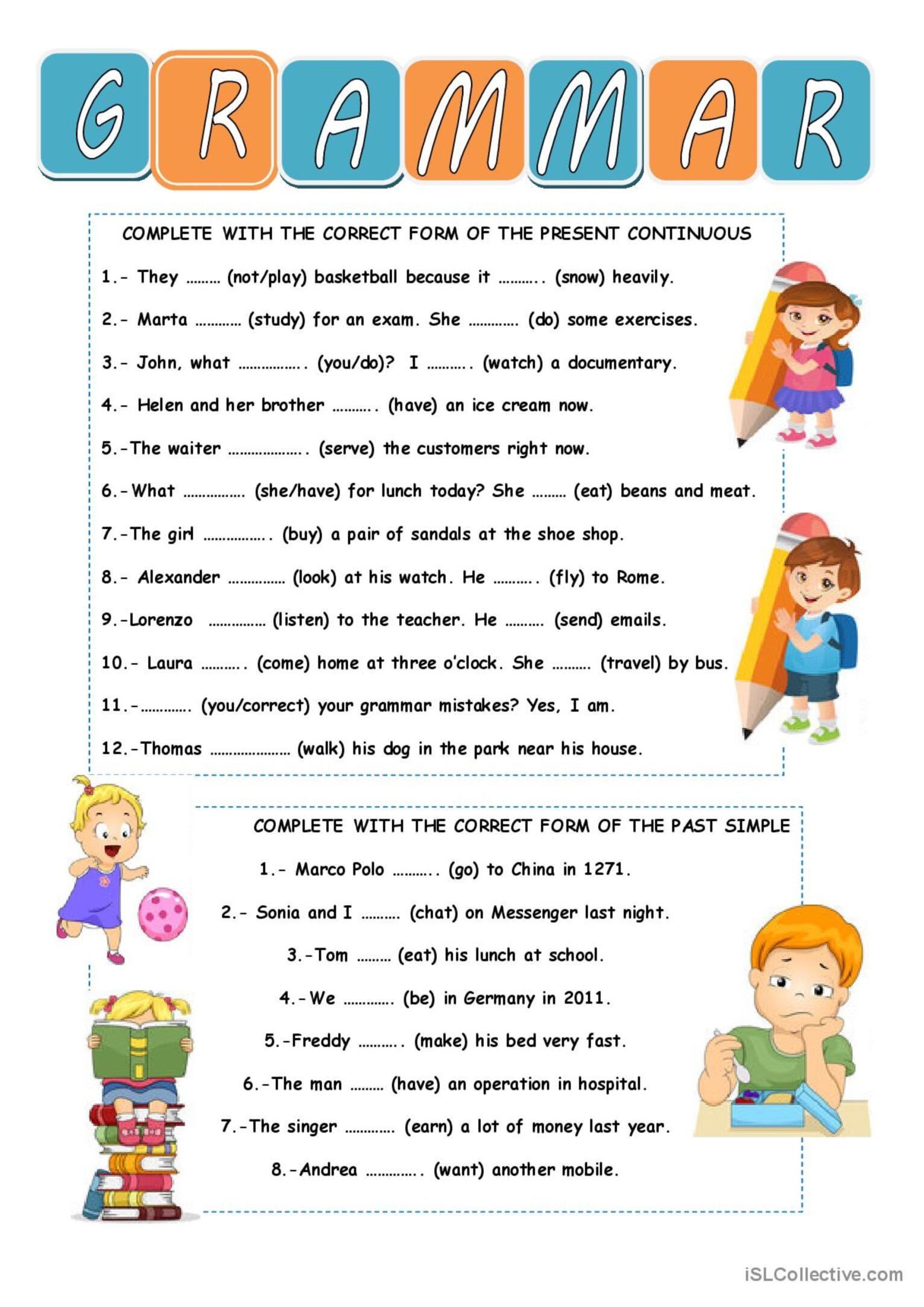 english grammar practice pdf
