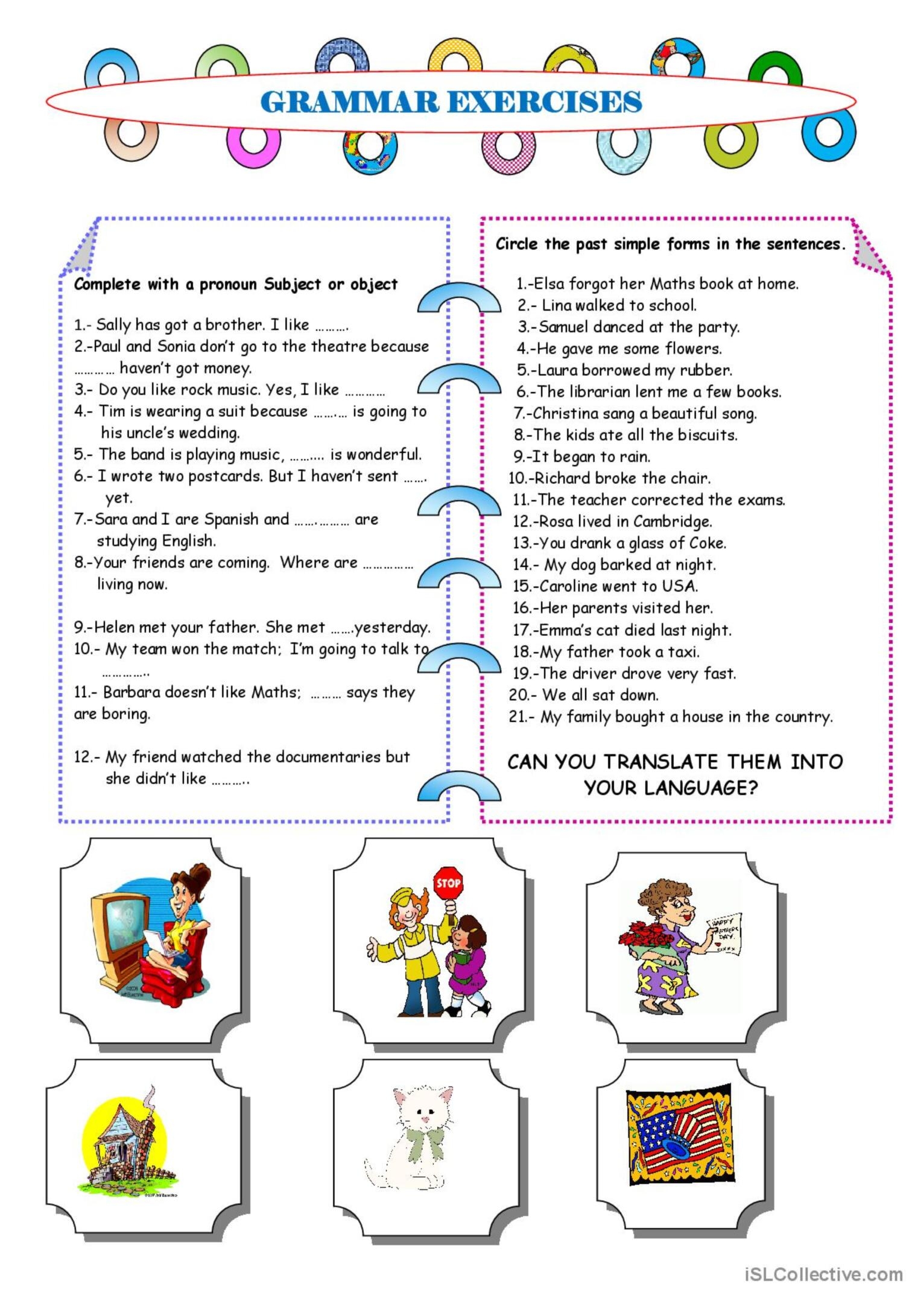 grammar exercises