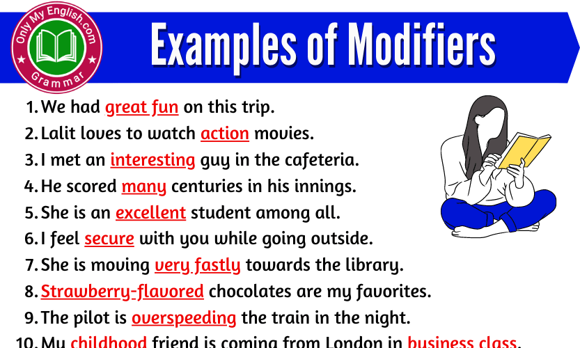Grammar Modifiers Examples