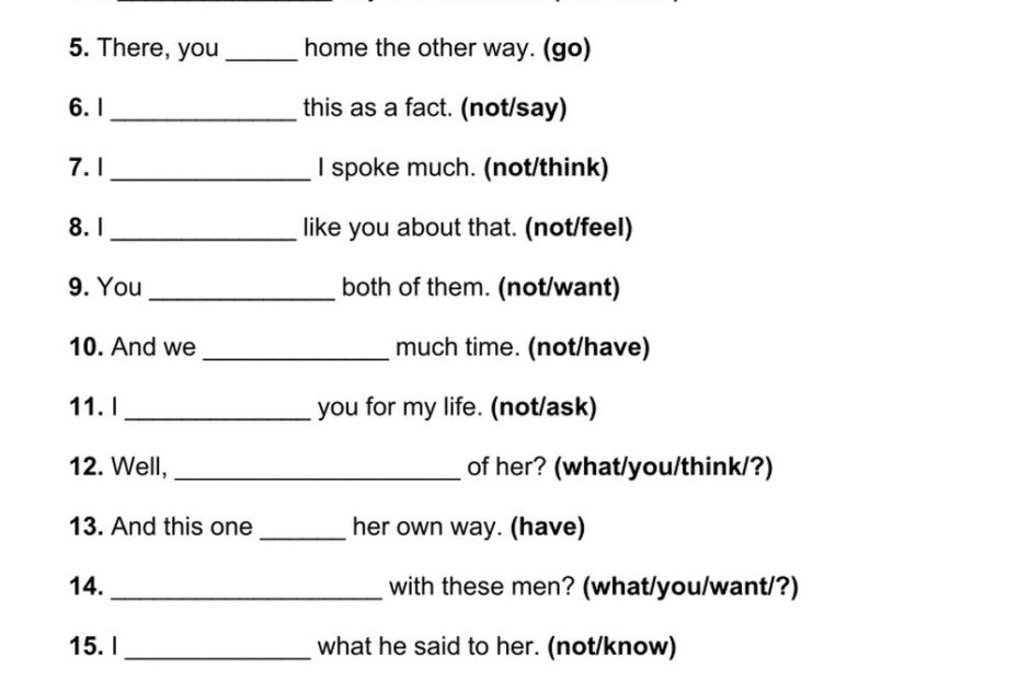 Grammar Practice Worksheets Simple Present From PDF Worksheets