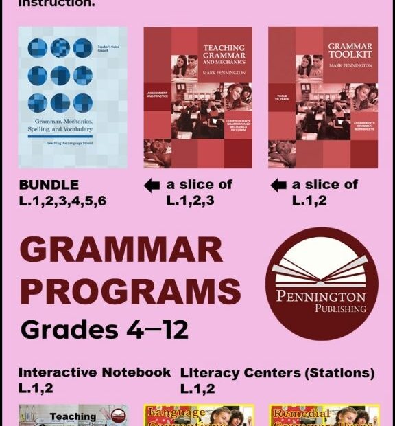 GRAMMAR PROGRAMS Pennington Publishing Blog