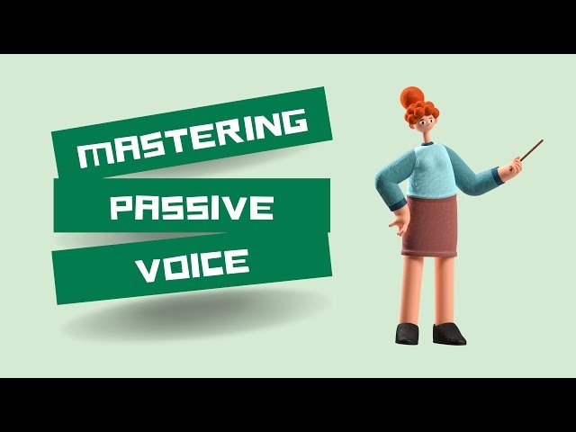 Grammar Tutorial Mastering Passive English ESL Video Lessons