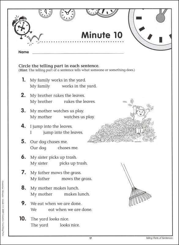 Grammar Worksheets For 7th Graders