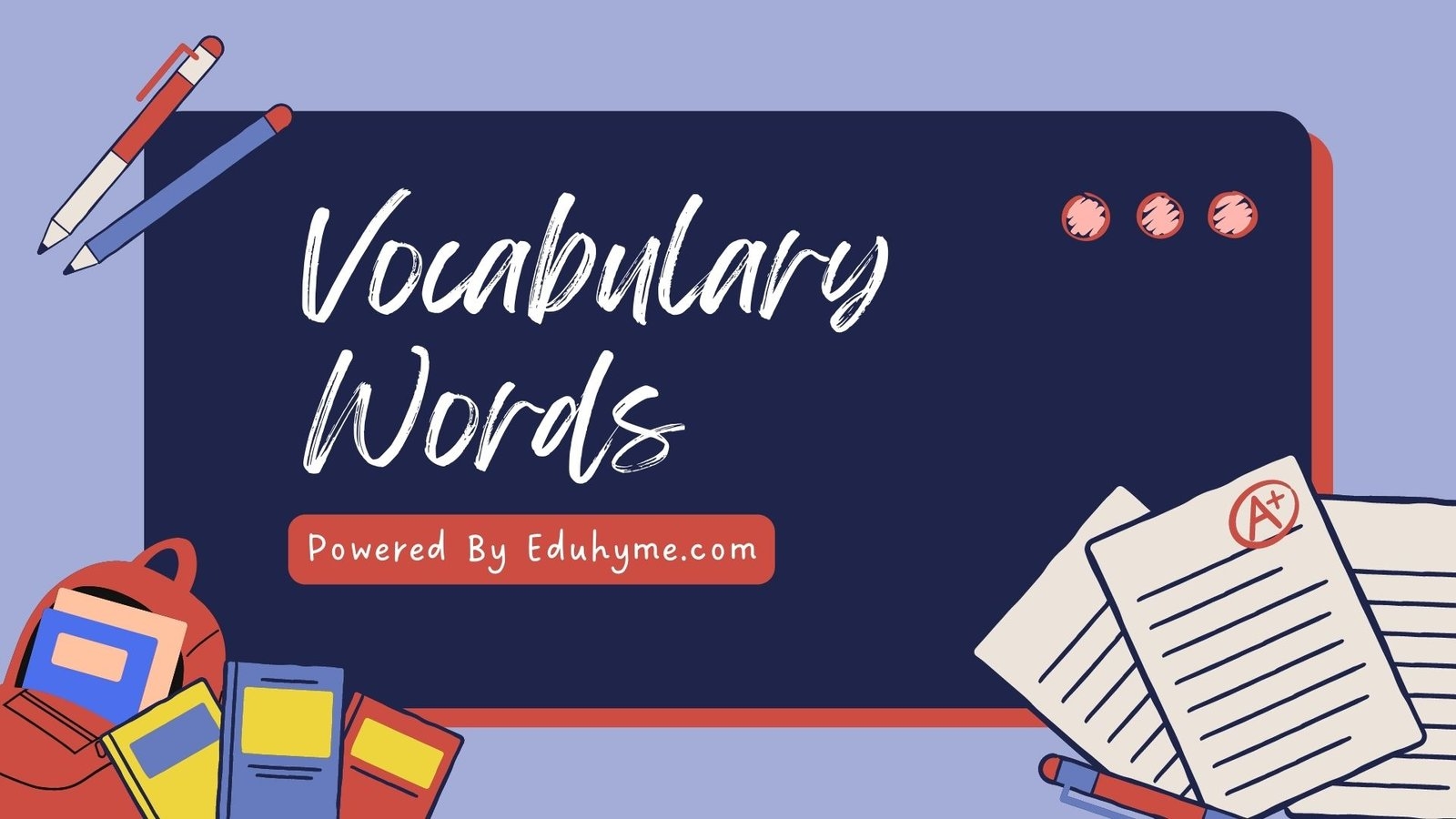 GRE Vocabulary Words Edu Hyme
