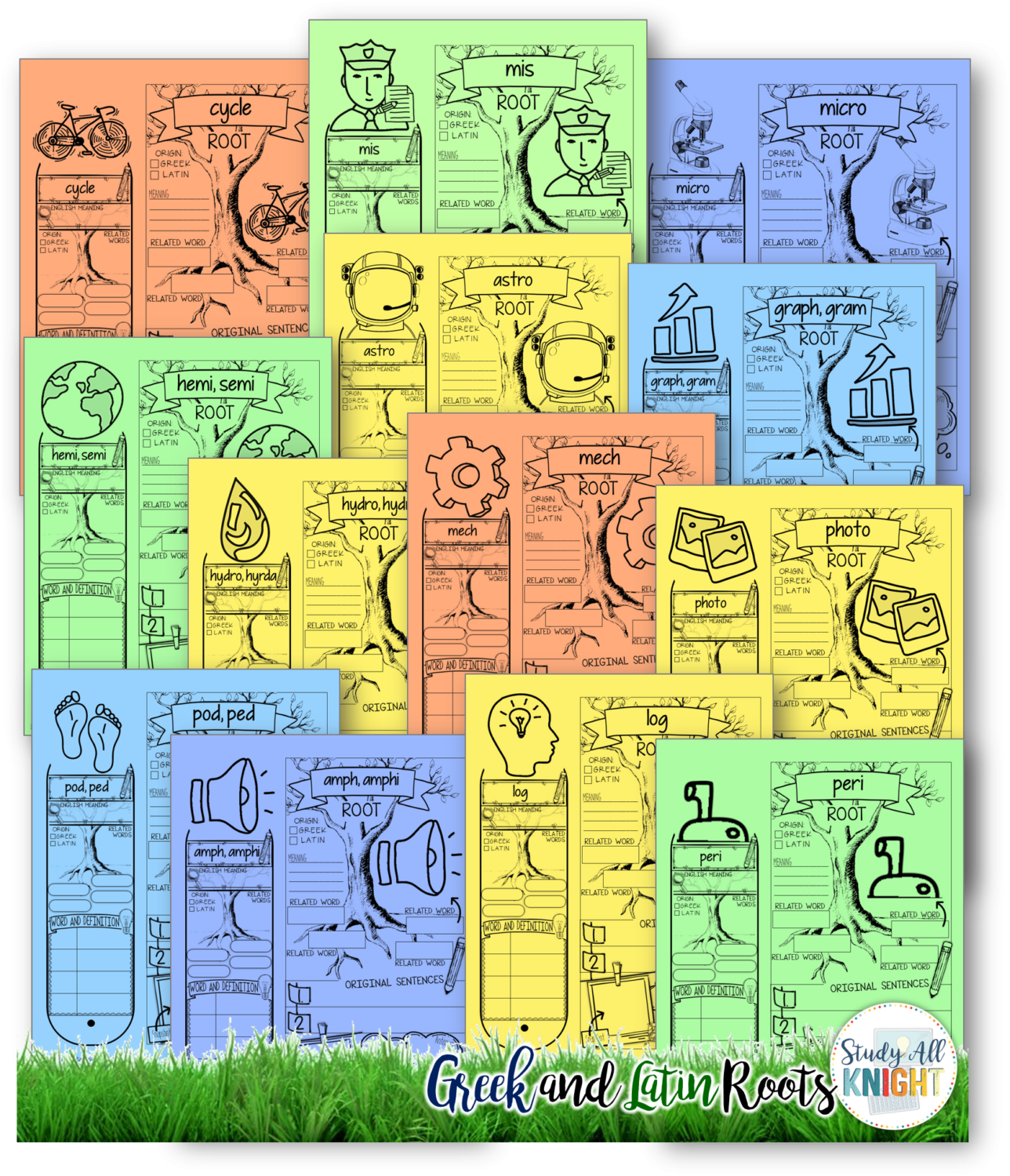 Greek And Latin Roots Vocabulary Lesson Strategies Study All Knight