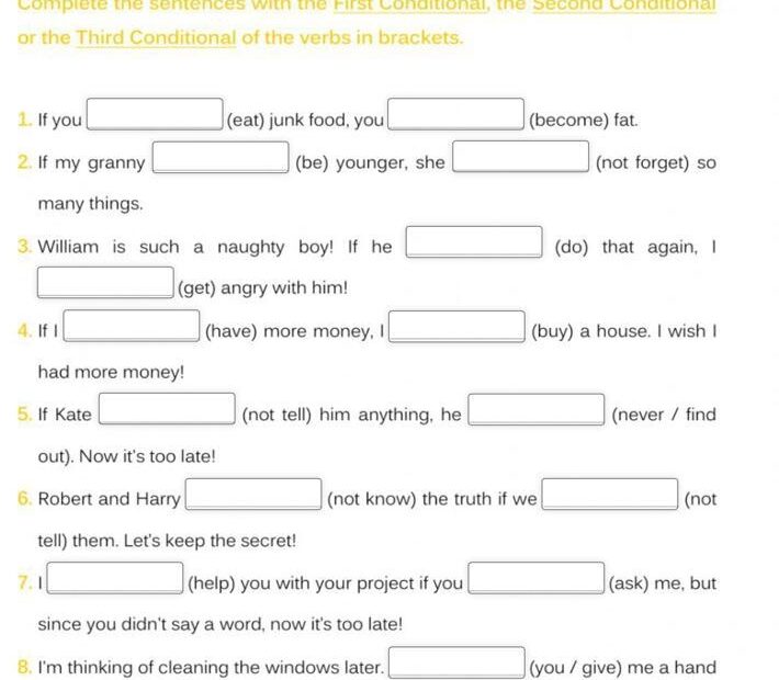 Gritar Corona Innovaci n Conditionals Exercises 0 1 2 3 Monta a