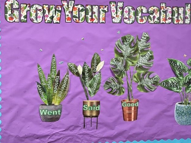 Grow Your Vocabulary Display Teaching Resources