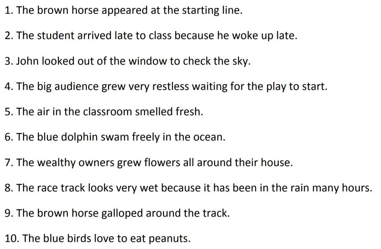 8 parts of grammar