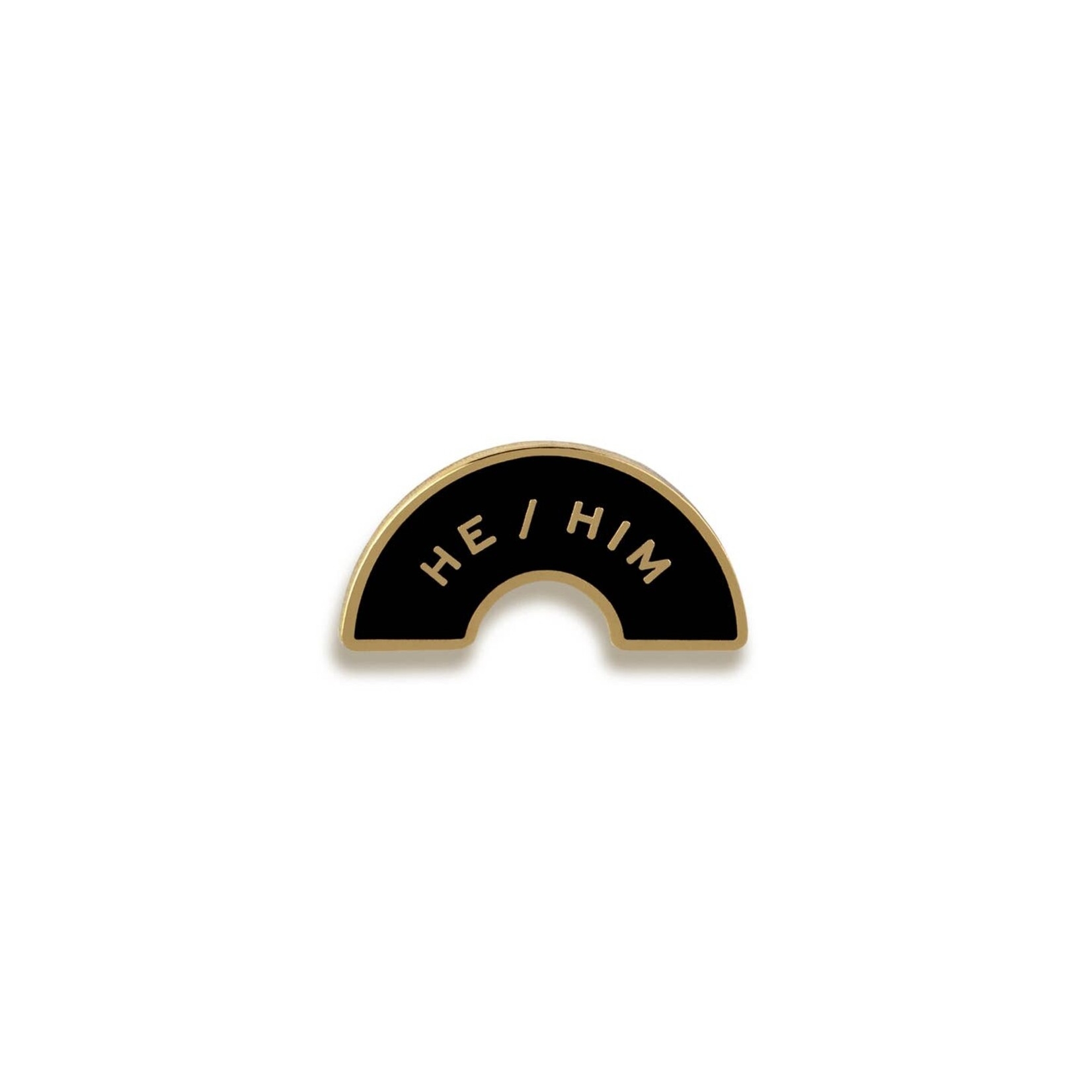 HE HIM PRONOUN ENAMEL PIN Dallas Museum Of Art