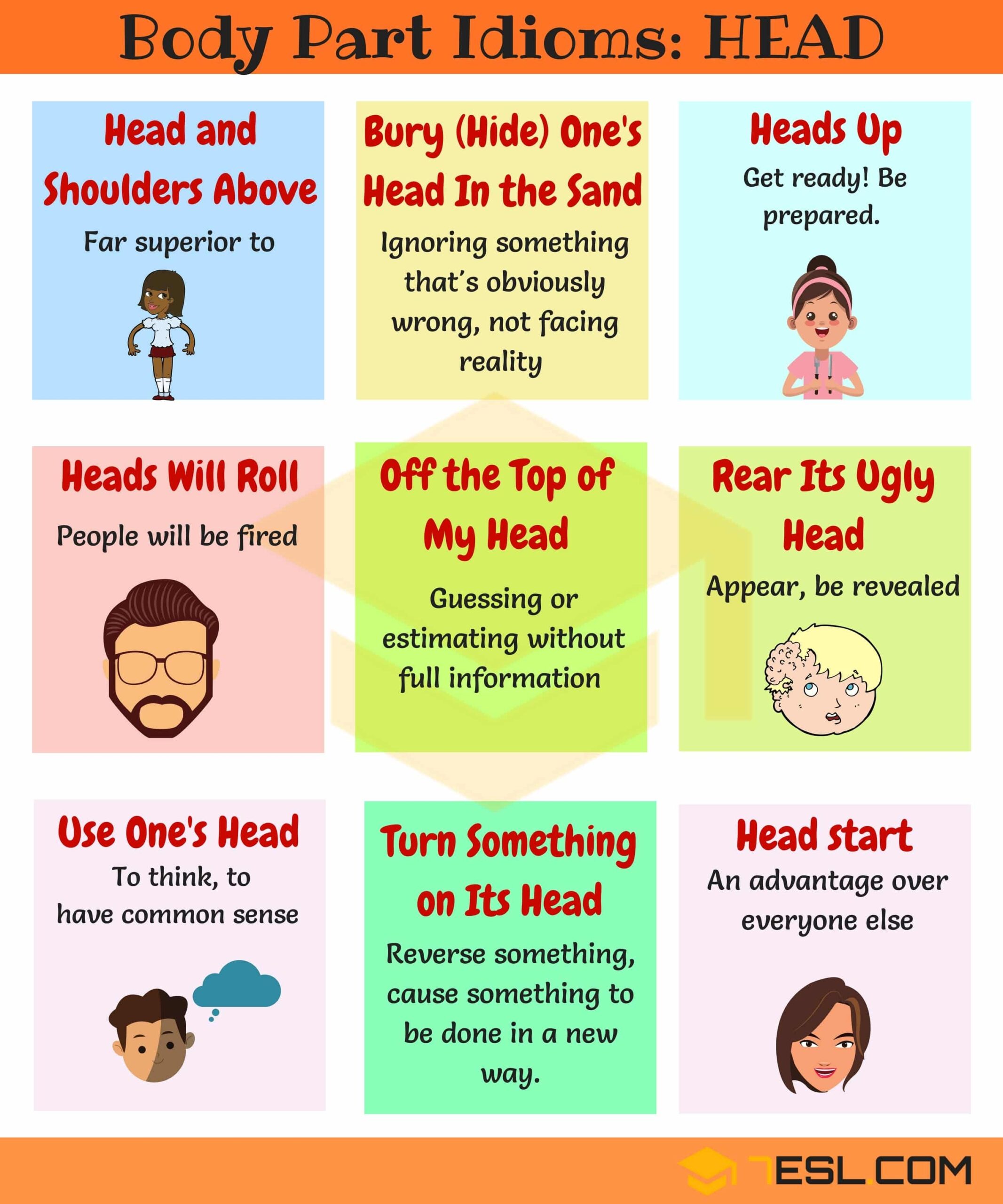 Head Idioms 7ESL