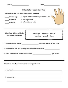 vocabulary comprehension vocabulary comprehension