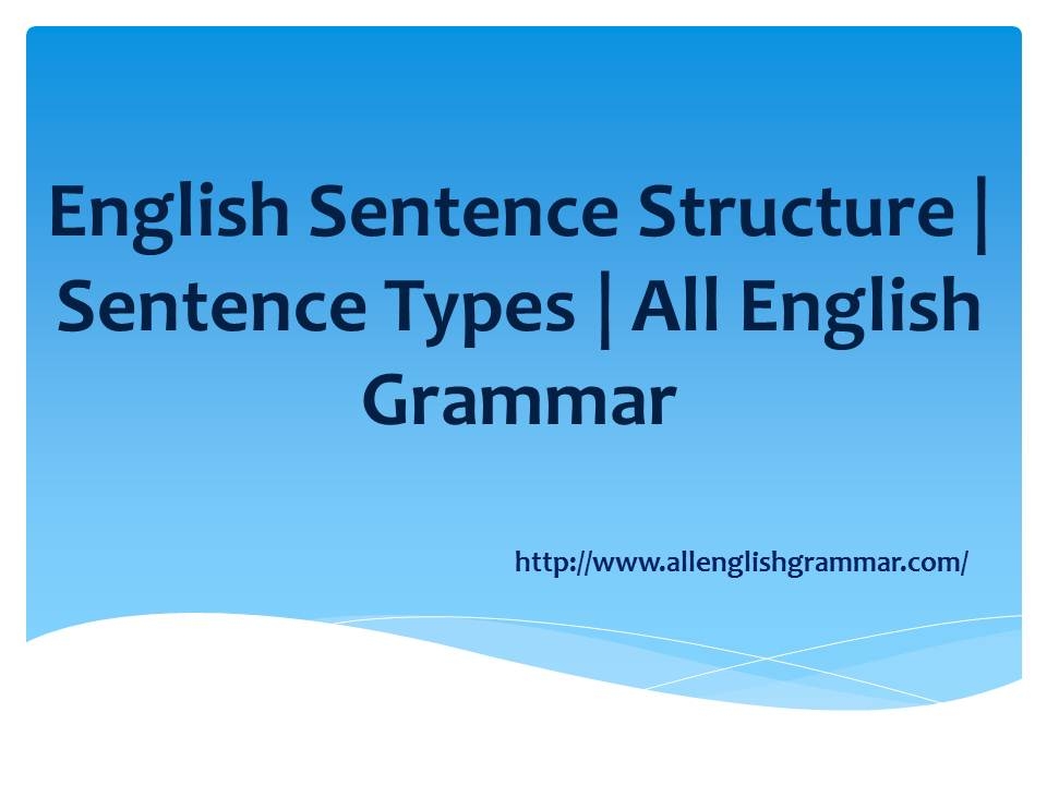 grammar and sentence structure check