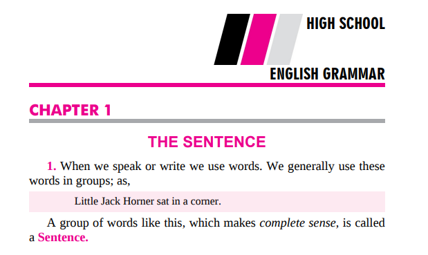 High School English Grammar And Composition Book PDF