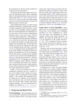 How Does Grammatical Gender Affect Noun Representations In Gender 