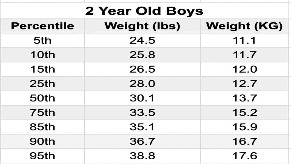 How Tall Are 2 Year Olds And How Much Do They Weigh 