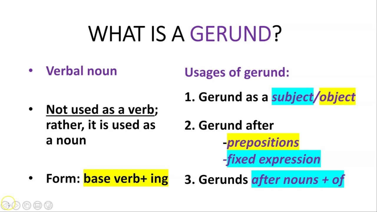 How To Identify Gerund