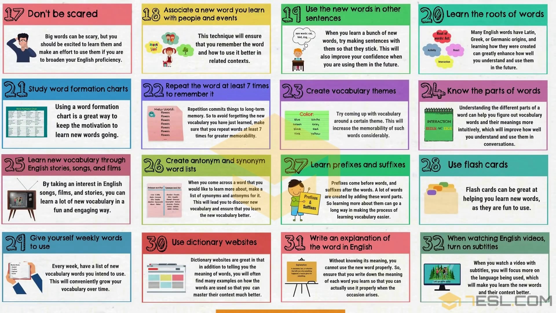 How To Improve Your English Vocabulary 50 Simple Tips 7ESL