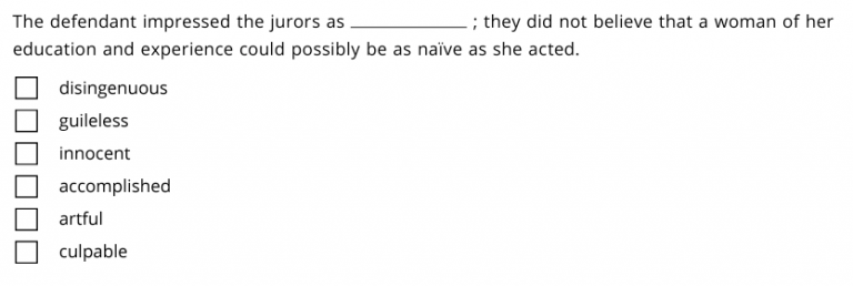 How To Review A GRE Vocabulary Question GRE