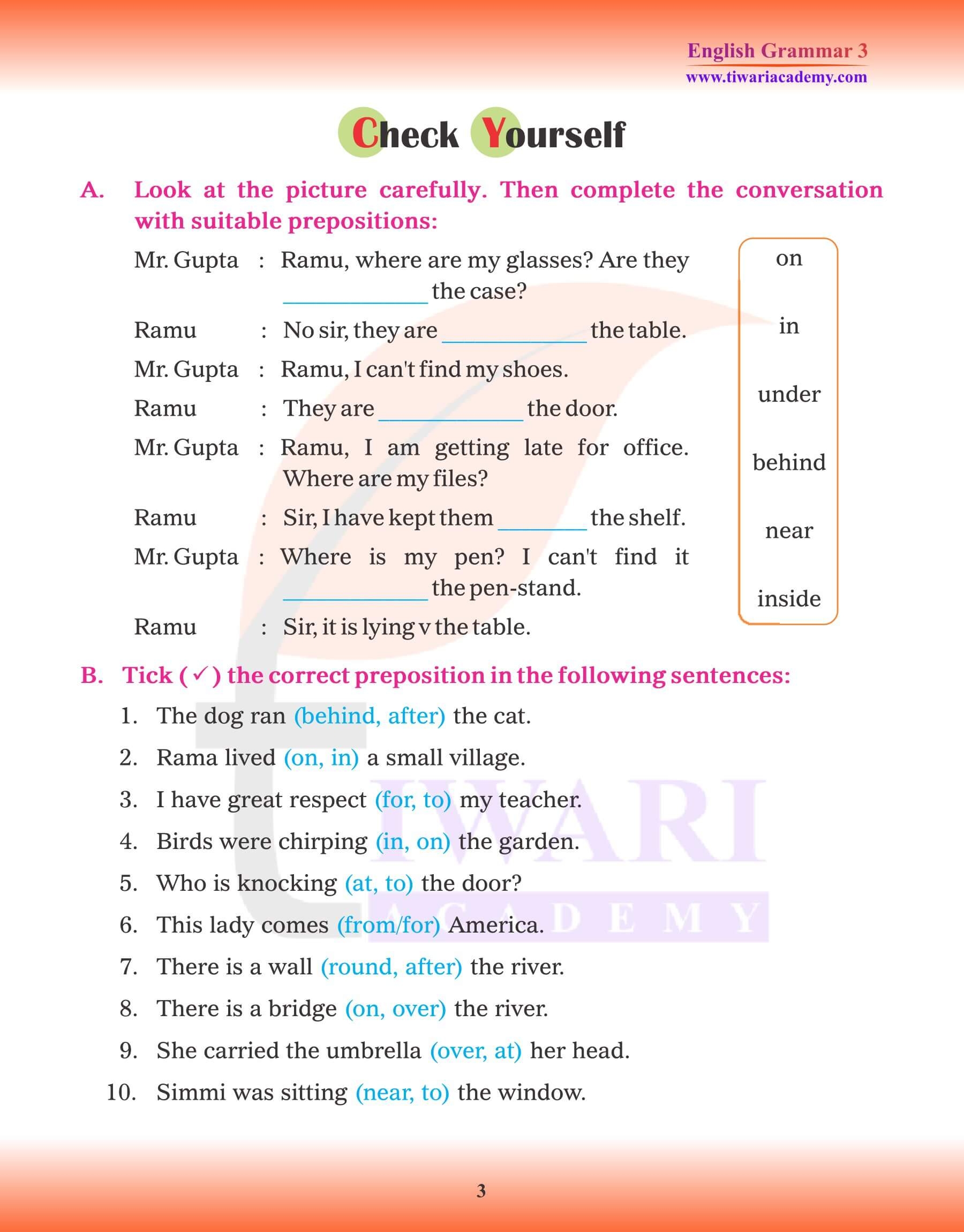 How To Use Preposition In English Grammar Exercises Infoupdate