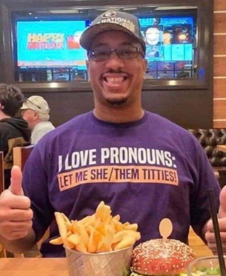 I LOVE PRONOUNS Shirt Let Me She Them Titties PYGear