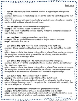 Idiom Lists Meanings Sample Sentences Origins By Keeping It Simple 