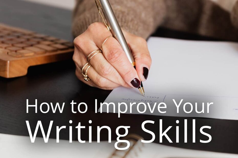 Improve Your Writing Skills Book Cave