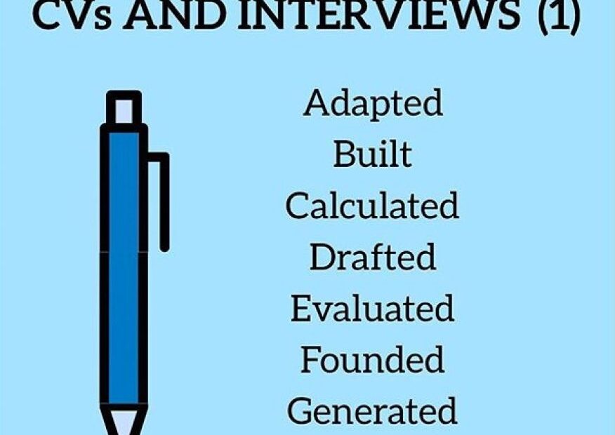 Interview Verbs CV Verbs 1 Kim Griffiths English English Teacher
