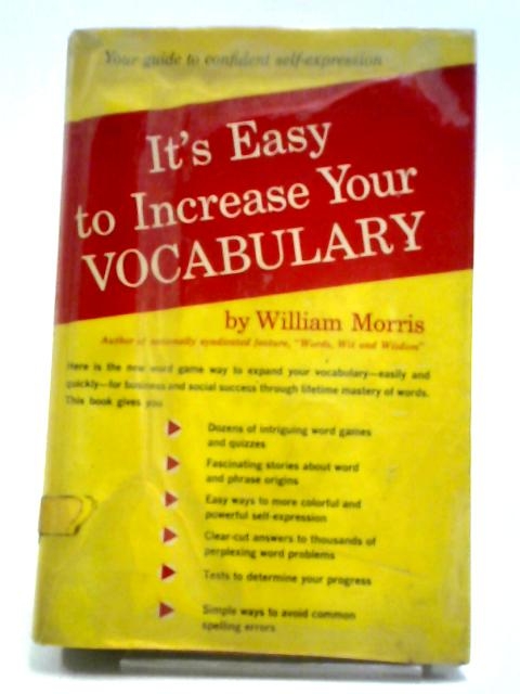 It 39 s Easy To Increase Your Vocabulary By William Morris Fair 1957 