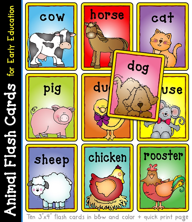 cute animal flash cards cute animal flash cards