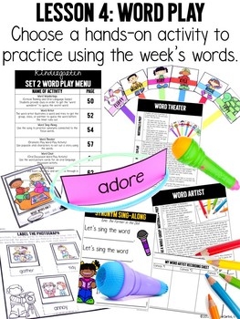 Kindergarten Vocabulary Curriculum Set 2 Miss DeCarbo