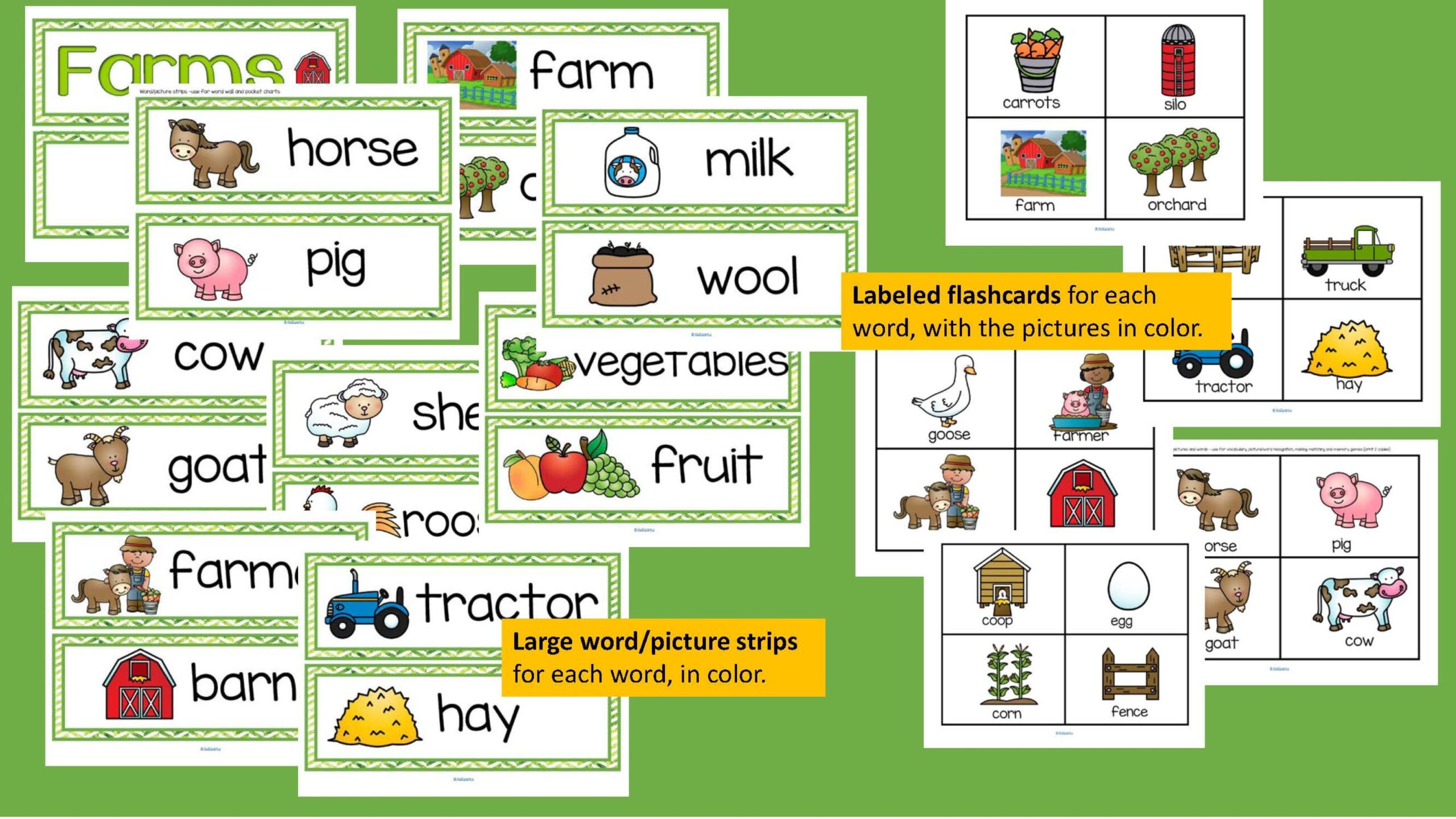 Kindergarten Vocabulary List