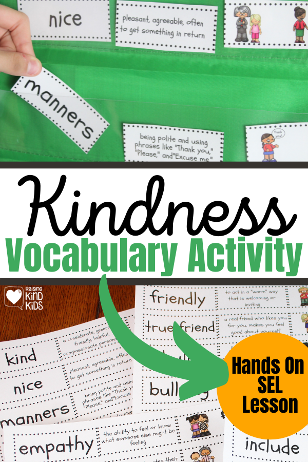 kindness vocabulary kindness vocabulary