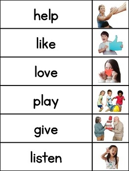 Kindness Vocabulary Cards By Lacey Moats TPT