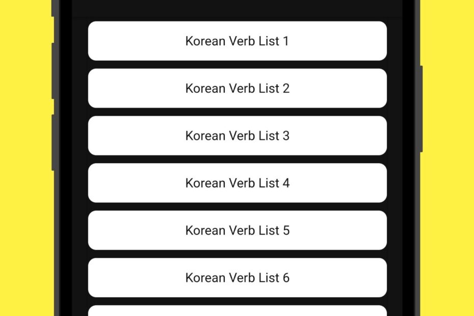 KOREAN VERBS APK For Android Download