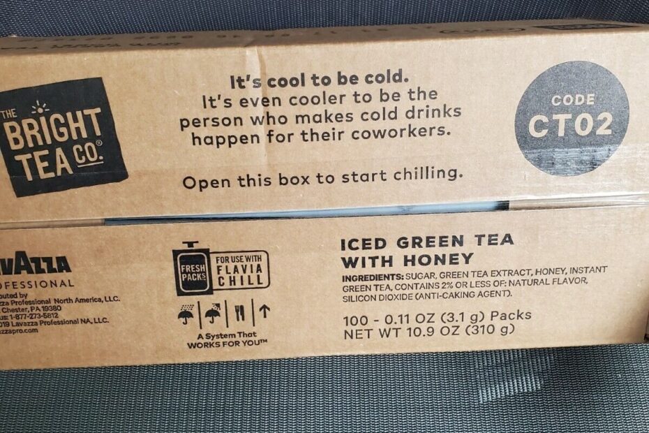 LAVAZZA ICED GREEN TEA WITH HONEY FOR USE WITH FLAVIA CHILL On EBid