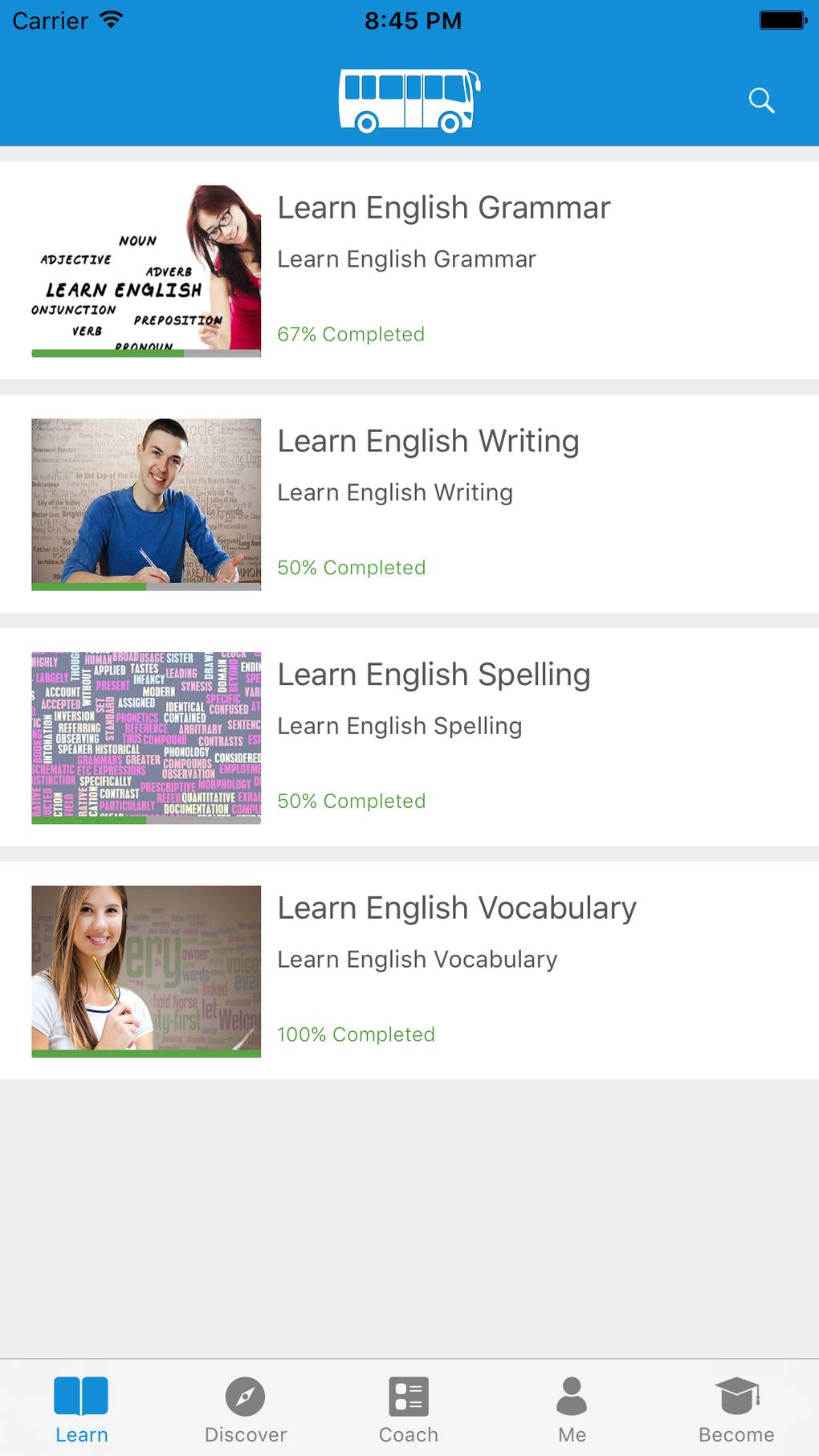 Learn English Grammar Writing For IPhone Download