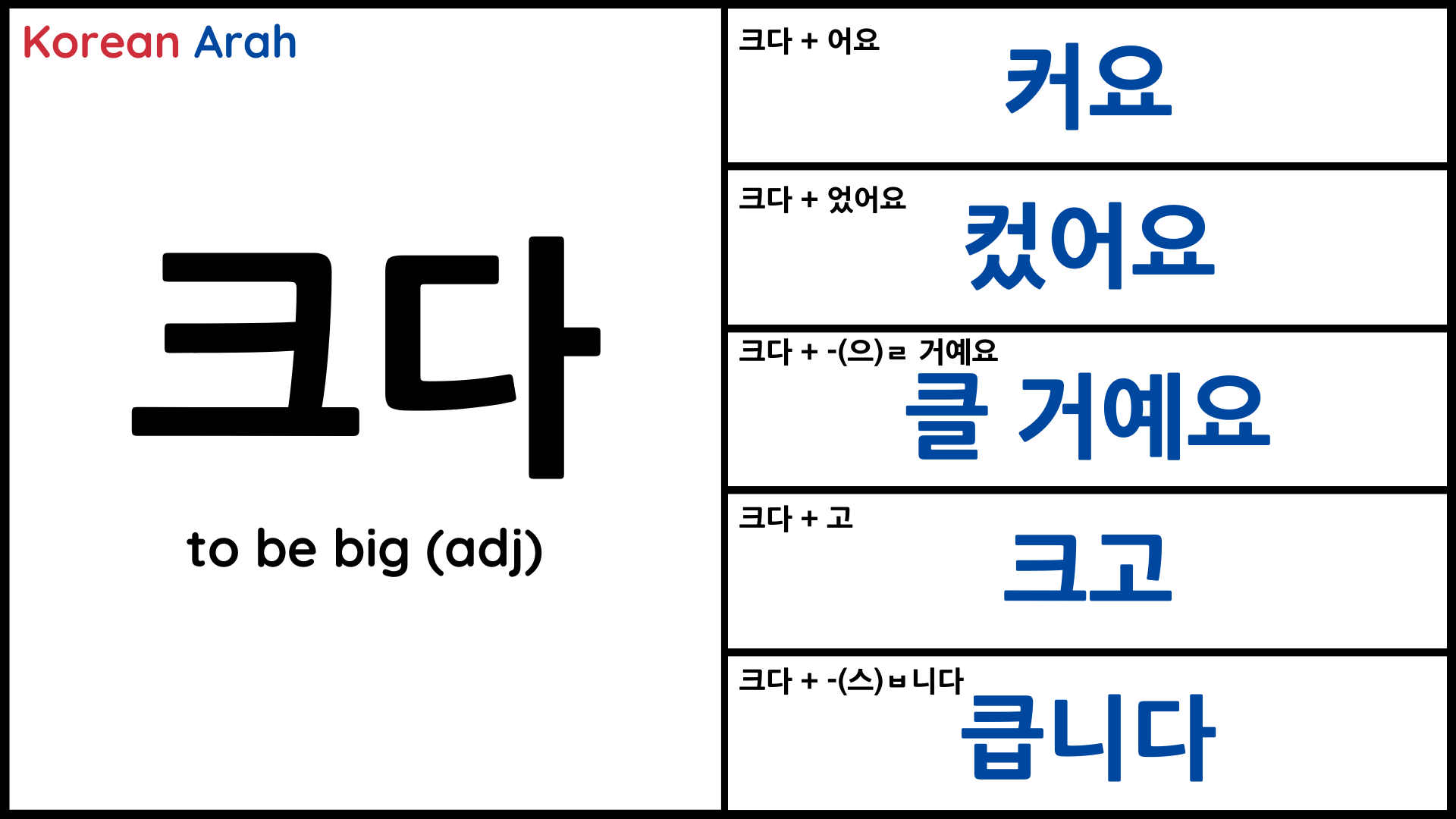 korean verb