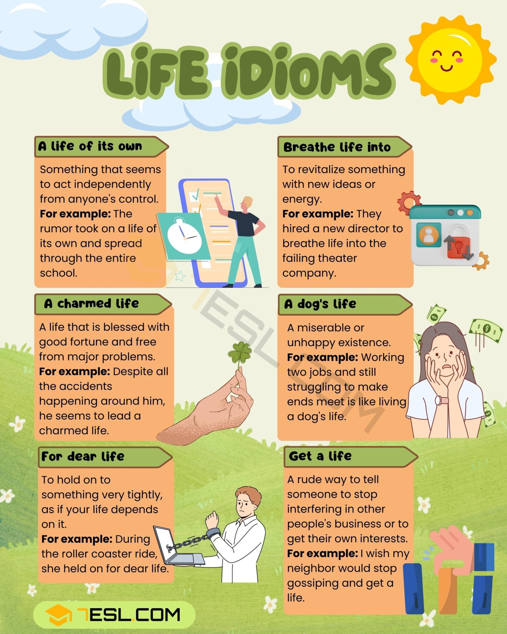 Life Idioms 7ESL