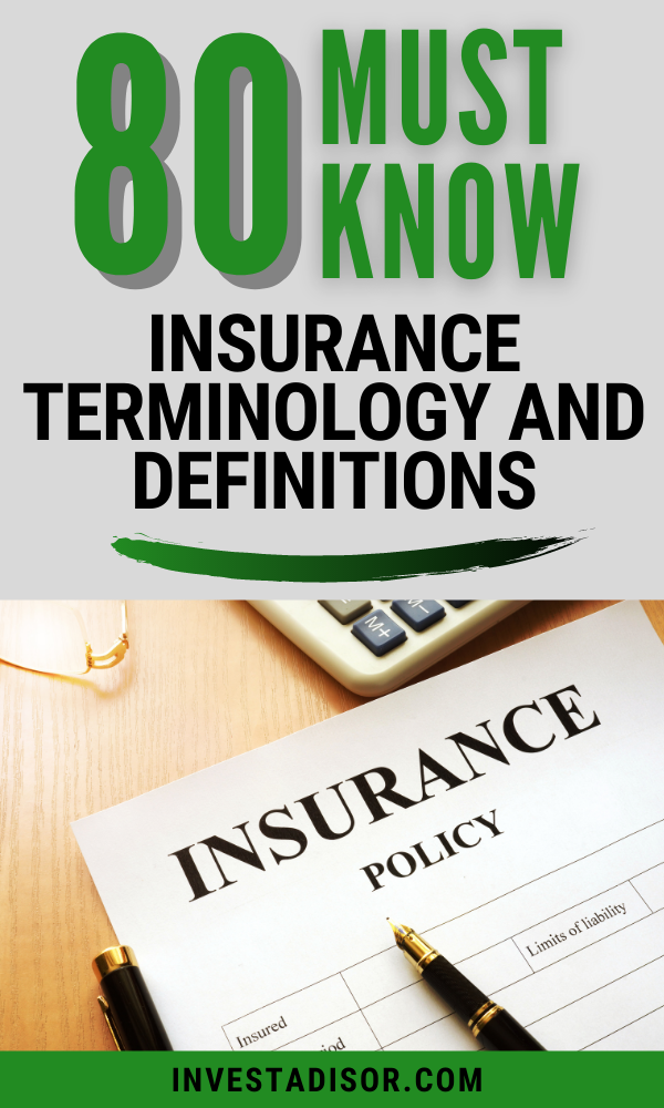 Life Insurance Vocabulary Definitions Pdf Financial Report
